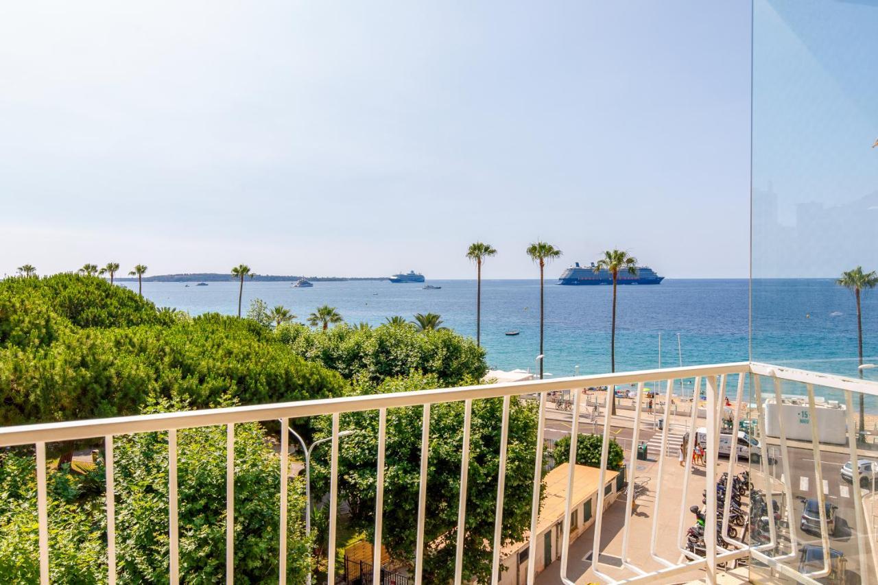 Vue Mer Exceptionnelle Sur Plage Du Midi En 1Re Ligne- 2 Chambres Cannes Exterior photo